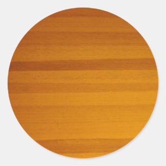 Sticker Rond motif à grains de bois blonde