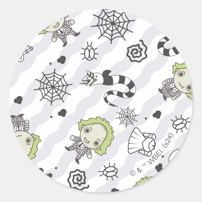 Sticker Rond Motif Beetlejus (Devant)