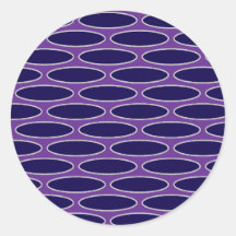 Motif de chaîne violet ovale