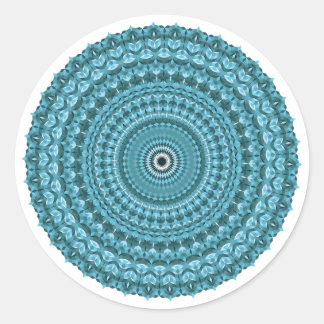 Sticker Rond Motif d'iris