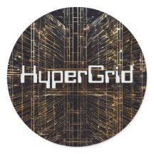 Motif HyperGrid inspiré par l'IA