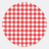 Motif rouge et blanc En vichy