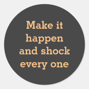 Sticker Rond Motivation