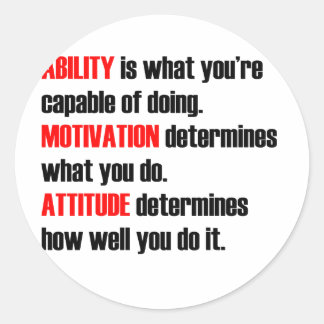 Sticker Rond motivation