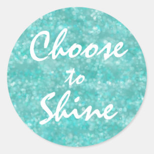 Sticker Rond Motivationnel Choisissez de faire une citation
