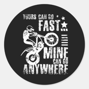 Sticker Rond Moto d'essai