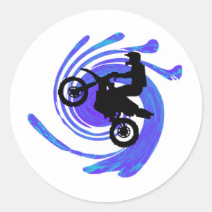 Sticker Rond Moto le moulin