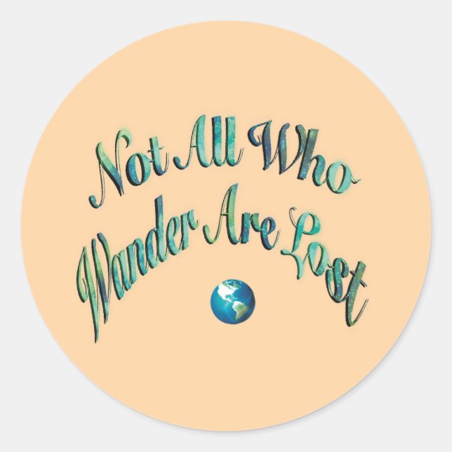 Sticker Rond Moto Voyageurs (Devant)