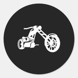 Sticker Rond Motocyclette