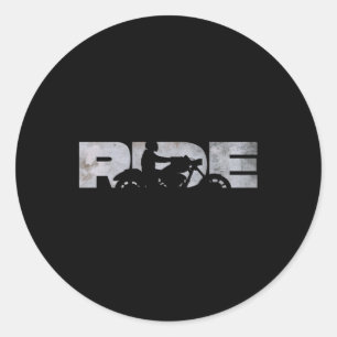 Sticker Rond Motorcycle