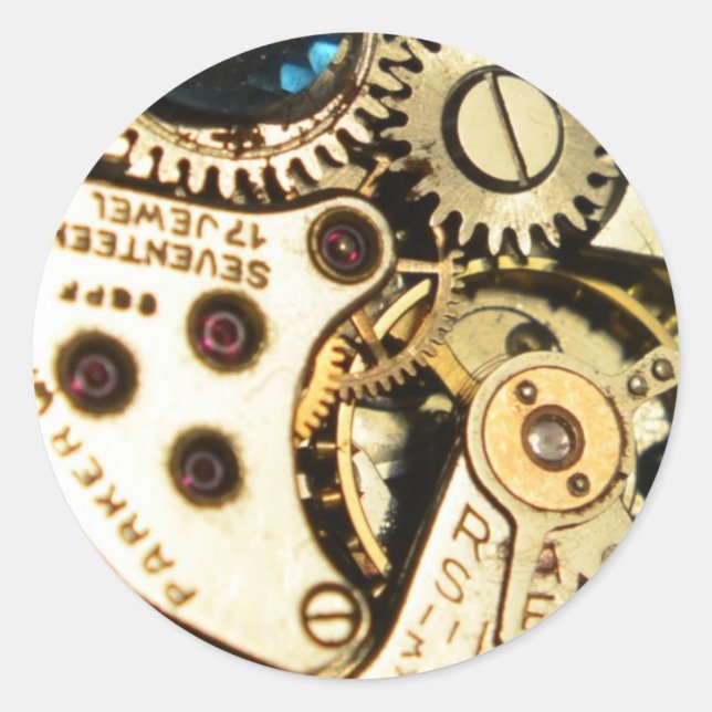Sticker Rond mouvement des montres (Devant)