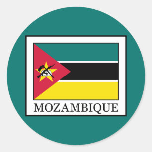 Sticker Rond Mozambique