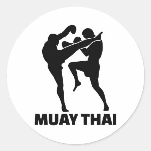 Sticker Rond Muay Thai