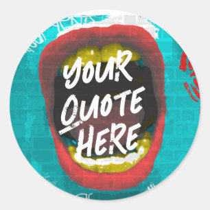 Sticker Rond Mugshot