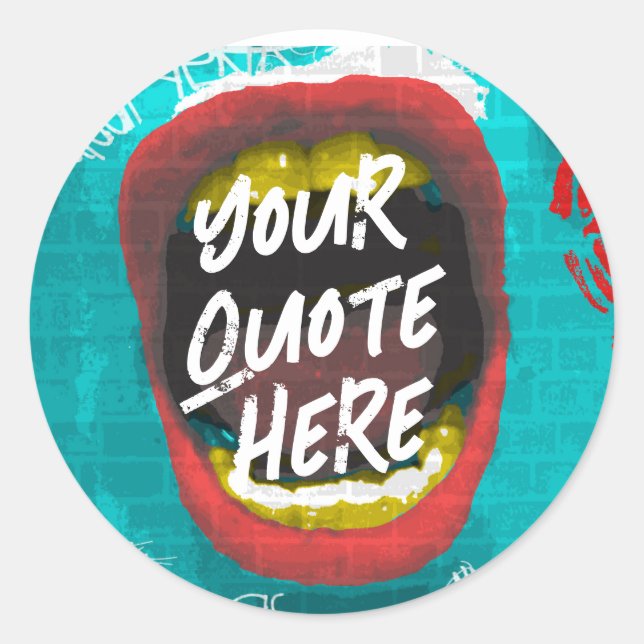 Sticker Rond Mugshot (Devant)