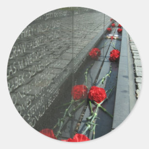 Sticker Rond Mur commémoratif des anciens combattants du Vietna