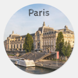 Sticker Rond Musée d'Orsay - Paris, France, Europe