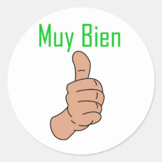 Sticker Rond Muy Bien