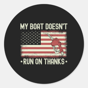 Sticker Rond My Boat ne fonctionne pas grâce Funny Boating Us V