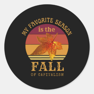 Sticker Rond My Favorite Season Is