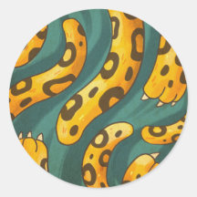 Mystic Cheetah - Animal Pattern Illustration