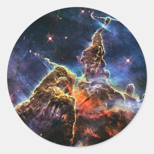 Sticker Rond Mystic Mountain dans l'espace NASA