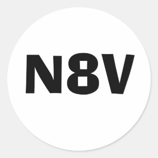 Sticker Rond N8V décal