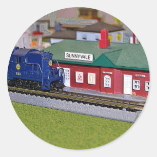 Sticker Rond N Scale Model Train Village