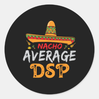 Sticker Rond Nacho Moyen Personnel de Soutien Direct Dsp Cinco 