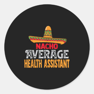 Sticker Rond Nacho Moyenne Santé Istant Cinco De Mayo Mexicain