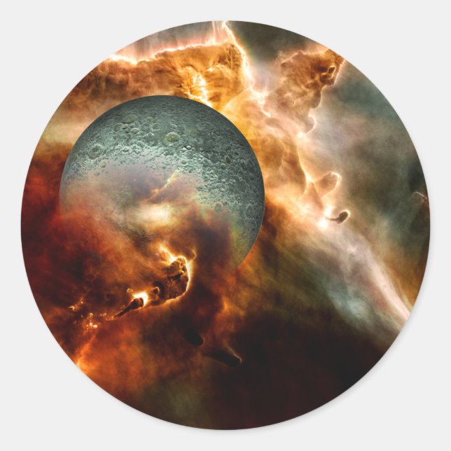 Sticker Rond Naissance (Devant)