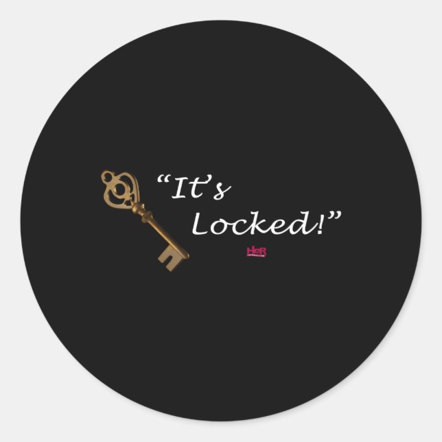 Sticker Rond Nancy Drew Est Verrouillée (Devant)