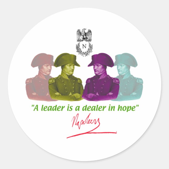 Sticker Rond Napoléon (Devant)