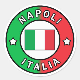Sticker Rond Napoli Italia