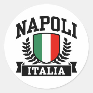 Sticker Rond Napoli Italia