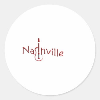 Sticker Rond nashville