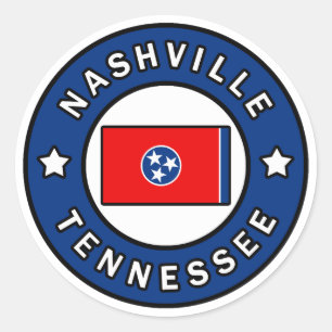 Sticker Rond Nashville Tennessee