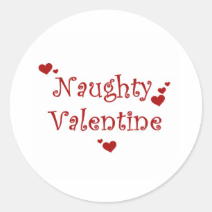 Sticker Rond Naughty Valentine