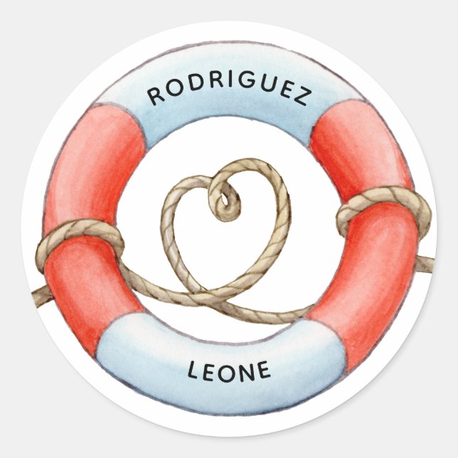 Sticker Rond Nautique (Devant)