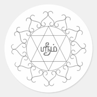 Sticker Rond Navagraha-Kolam_Vendredi