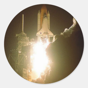 STICKER ROND NAVETTE ESPACE ASCENSEUR
