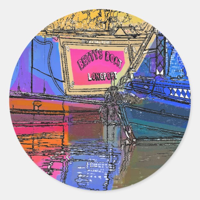 STICKER ROND NAVIRES (Devant)