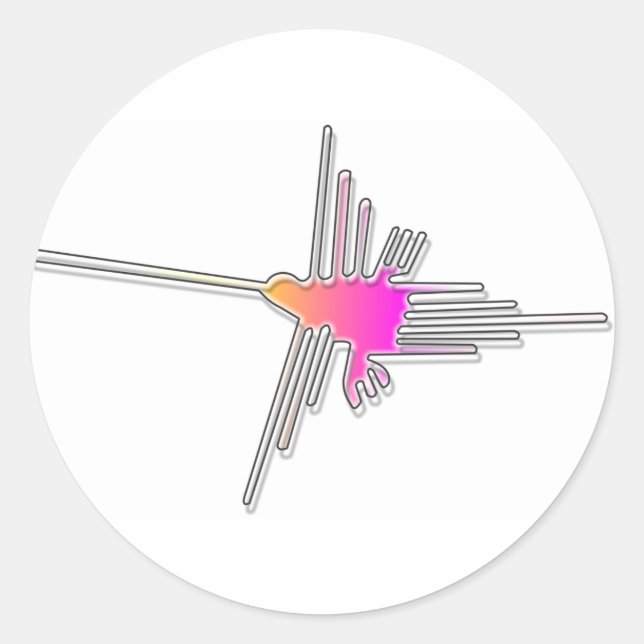 Sticker Rond Nazca (Devant)