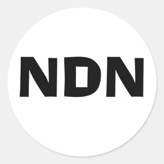 Sticker Rond NDN decal