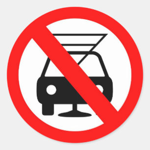 Sticker Rond Ne pas boire et conduire
