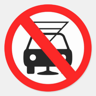 Sticker Rond Ne pas boire et conduire