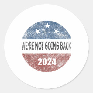 Sticker Rond Ne Pas Retourner Harris 2024 Vote Pour Kamala Harr