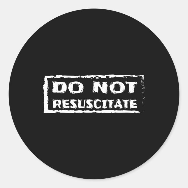 Sticker Rond Ne Pas Réussir Humerus Statet Dnr (Devant)