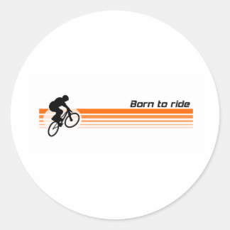 Sticker Rond Né pour la conduite - BMX