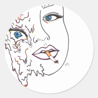 Sticker Rond Ne te moque pas, Kiddos